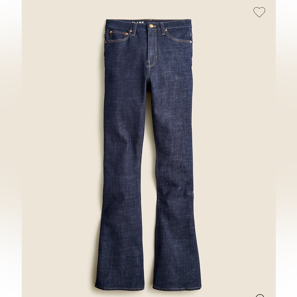 J. Crew Dark Indigo Skinny Flare Jeans Womens Size 30